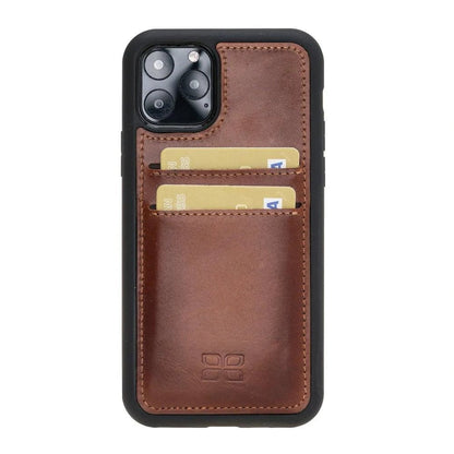 Flex Cover Card Holder iPhone 11 Series Genuine Leather Back Cover / FXC CCP