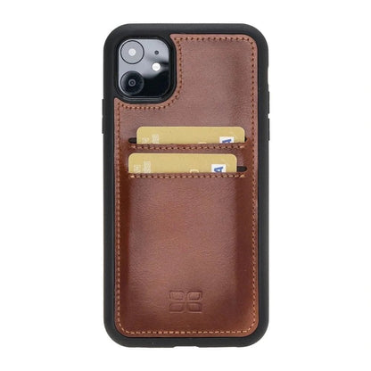 Flex Cover Card Holder iPhone 11 Series Genuine Leather Back Cover / FXC CCP