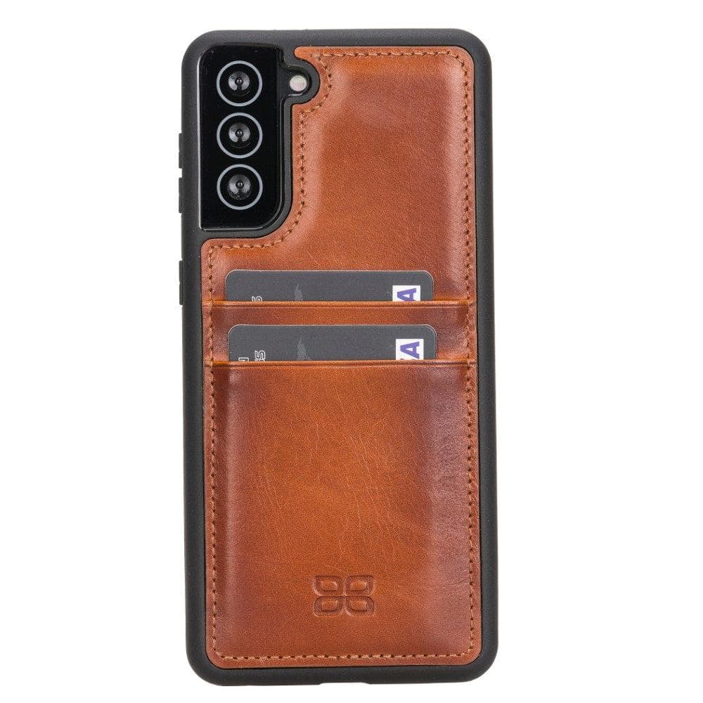 Flex Cover Card Holder Samsung Galaxy S21 Series Genuine Leather Back Cover / FXC CCP