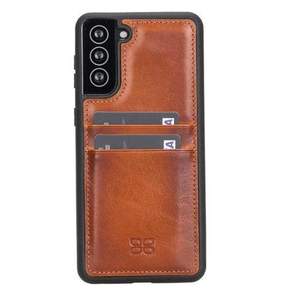 Flex Cover Card Holder Samsung Galaxy S21 Series Genuine Leather Back Cover / FXC CCP