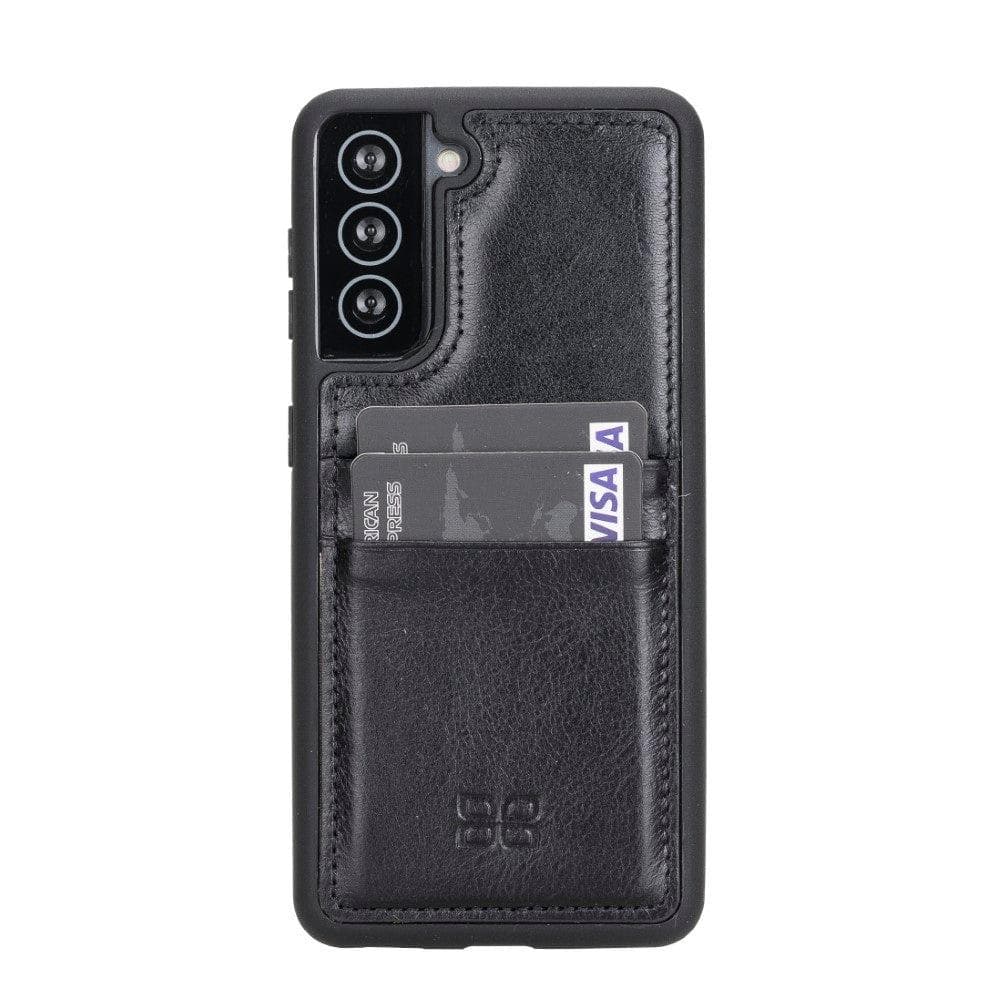 Flex Cover Card Holder Samsung Galaxy S21 Series Genuine Leather Back Cover / FXC CCP