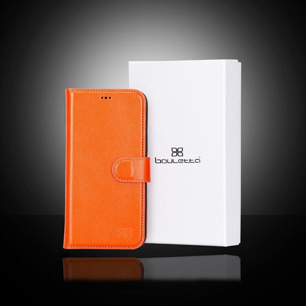 Magic iPhone 13 Series Detachable Colorful Genuine Leather Wallet Case