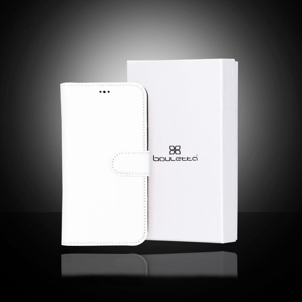 Magic iPhone 13 Series Detachable Colorful Genuine Leather Wallet Case