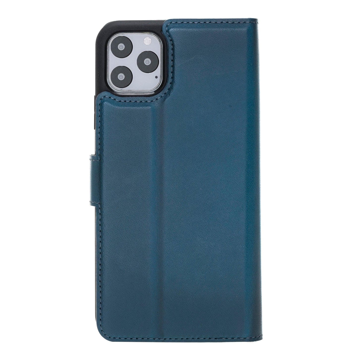 Magic iPhone 11 Series Detachable Genuine Leather Wallet Case - MW