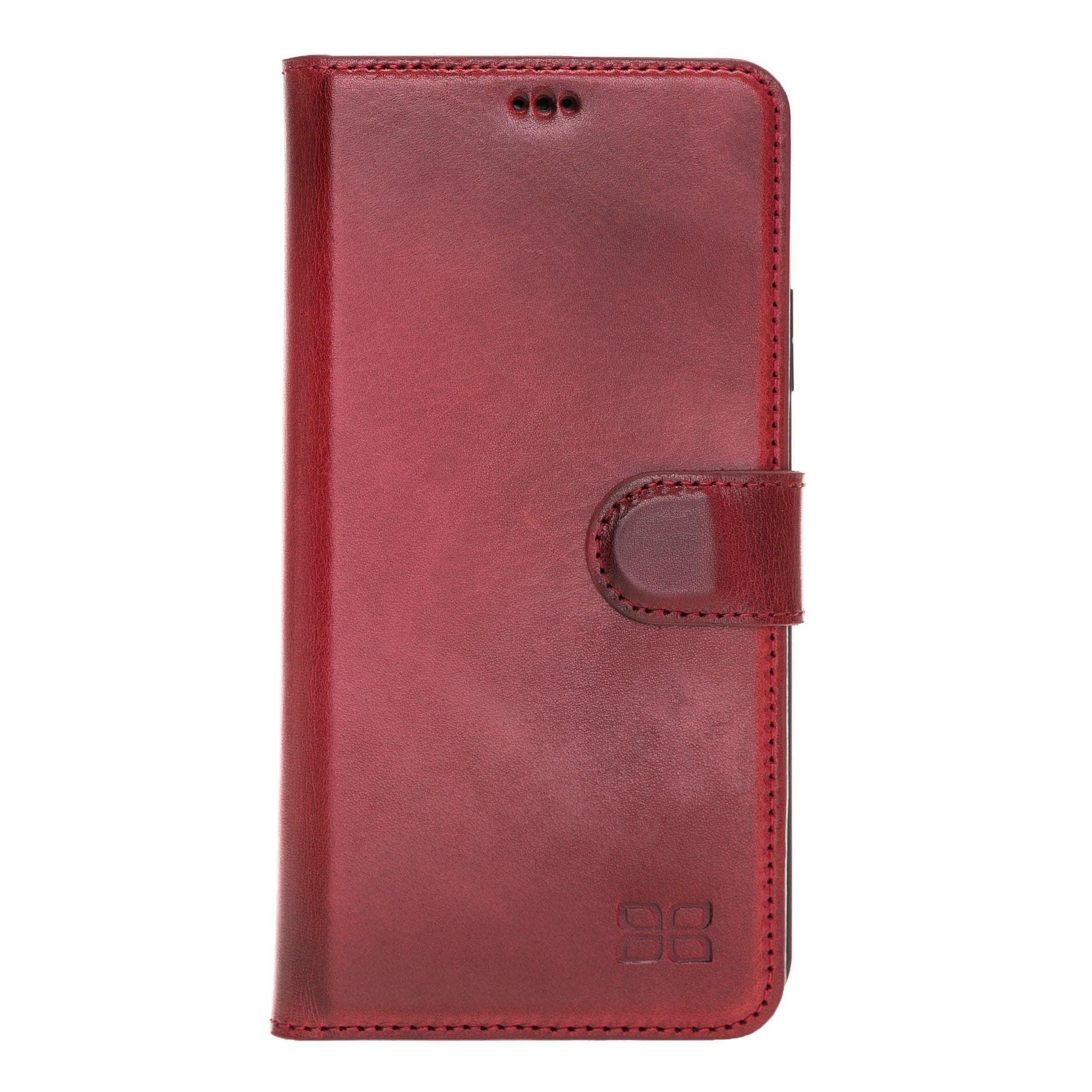 Magic iPhone 11 Series Detachable Genuine Leather Wallet Case - MW