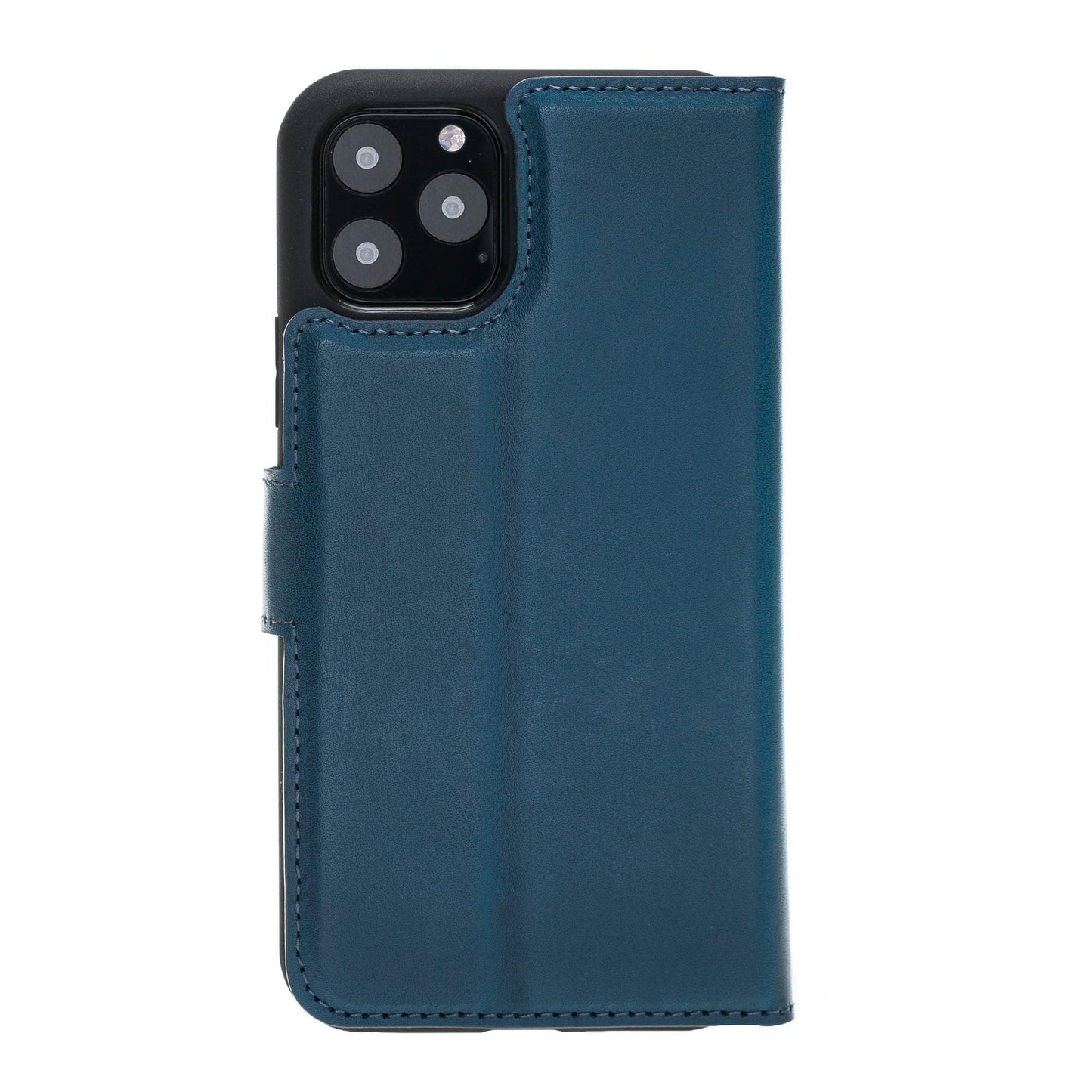 Magic iPhone 11 Series Detachable Genuine Leather Wallet Case - MW