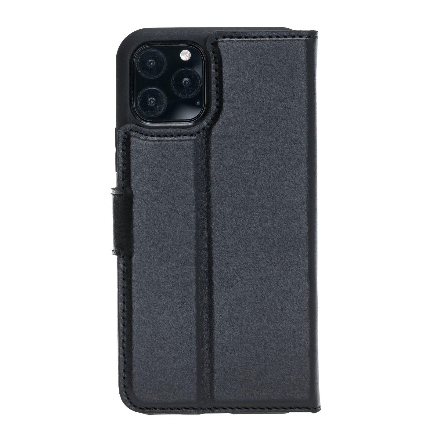 Magic iPhone 11 Series Detachable Genuine Leather Wallet Case - MW