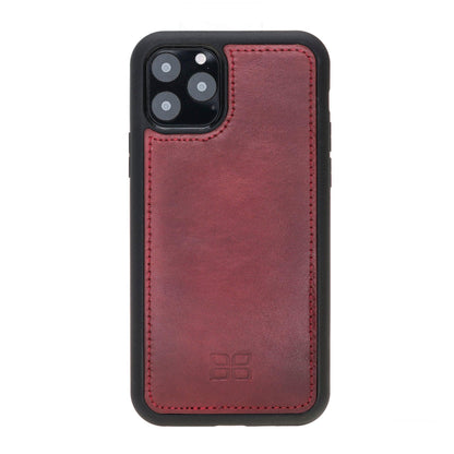 Magic iPhone 11 Series Detachable Genuine Leather Wallet Case - MW