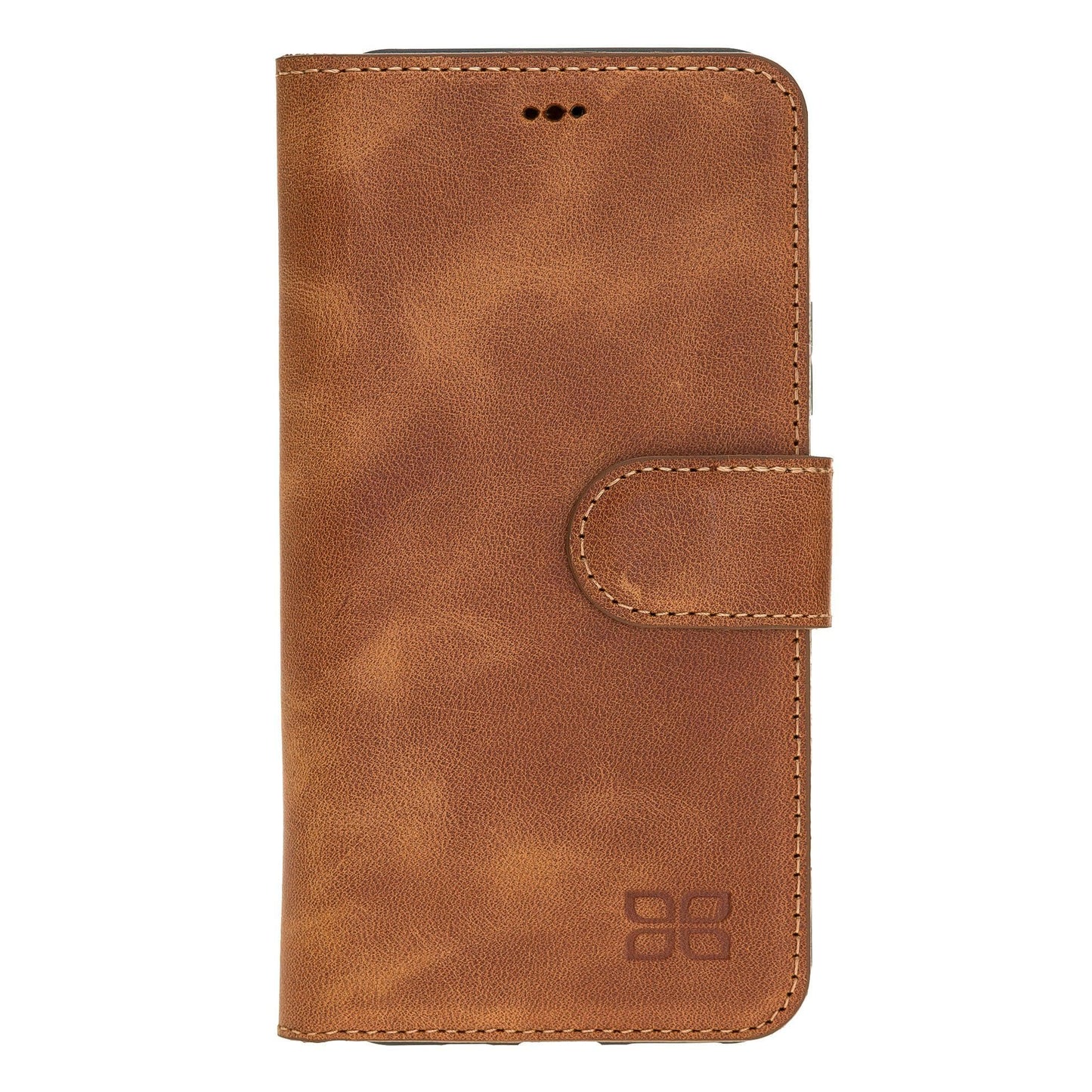 Magic iPhone 11 Series Detachable Genuine Leather Wallet Case - MW