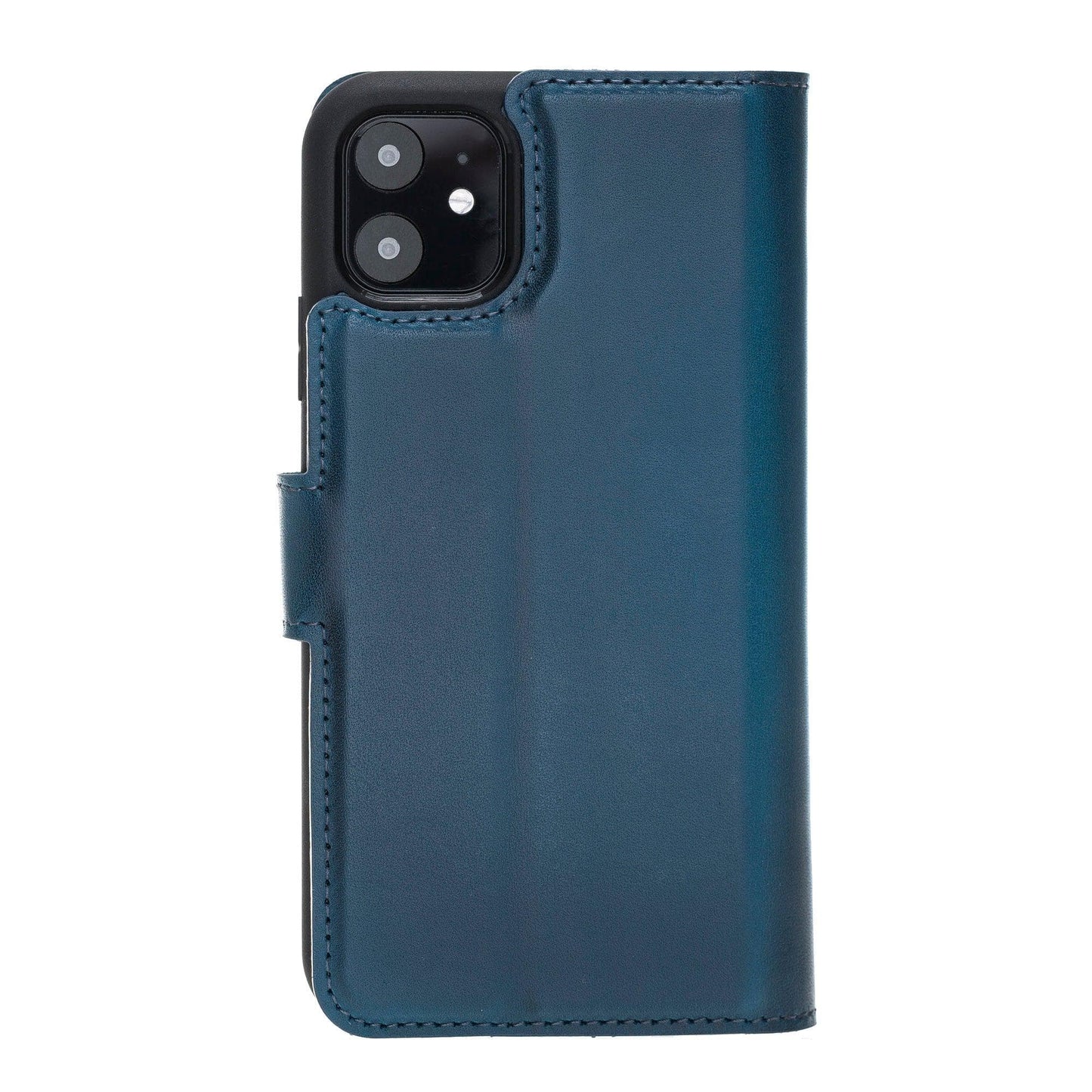 Magic iPhone 11 Series Detachable Genuine Leather Wallet Case - MW