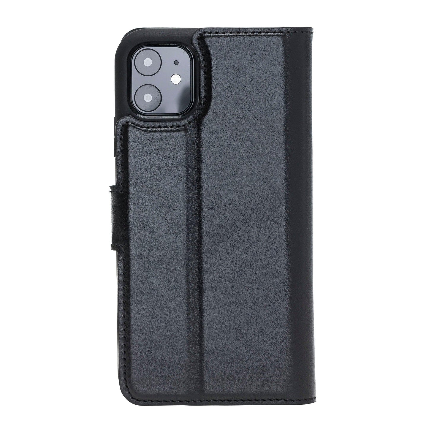 Magic iPhone 11 Series Detachable Genuine Leather Wallet Case - MW