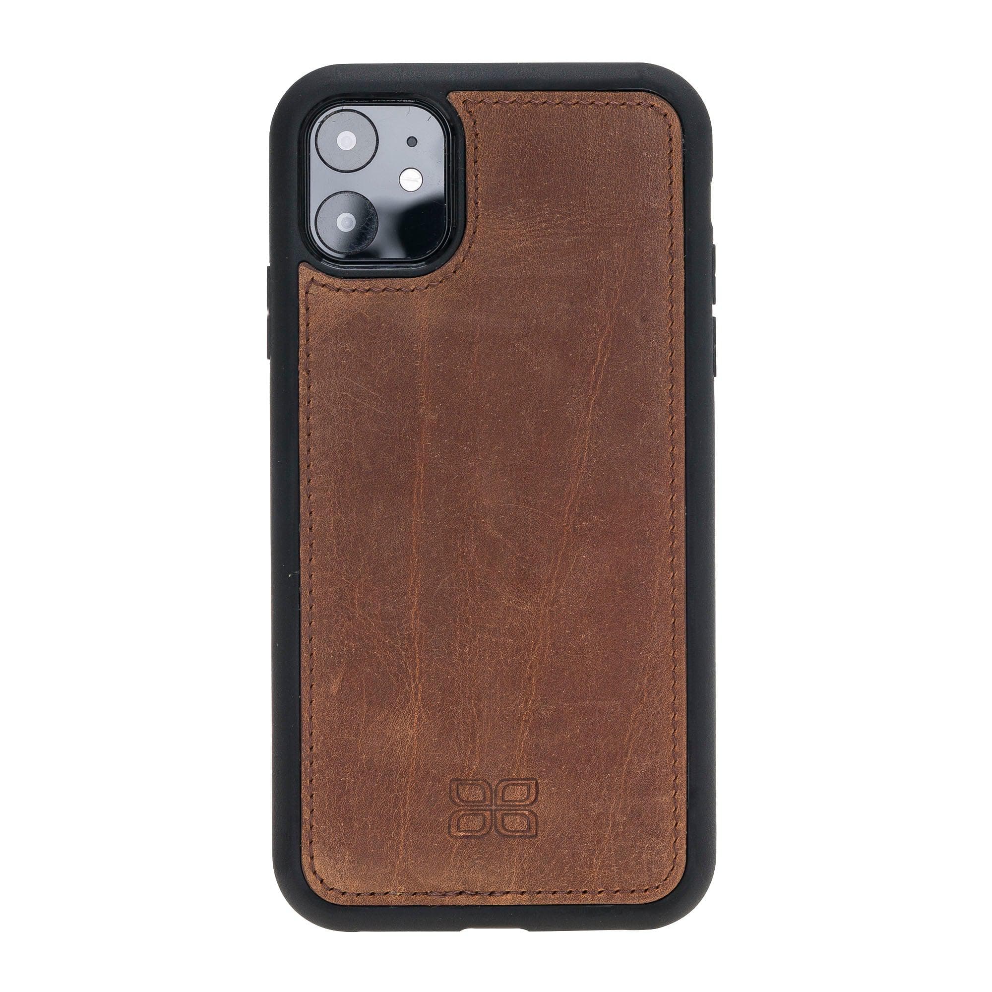 Magic iPhone 11 Series Detachable Genuine Leather Wallet Case - MW