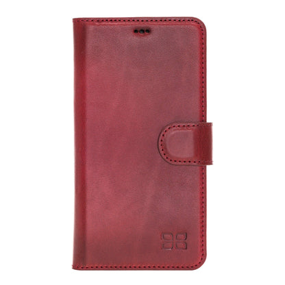 Magic iPhone 11 Series Detachable Genuine Leather Wallet Case - MW