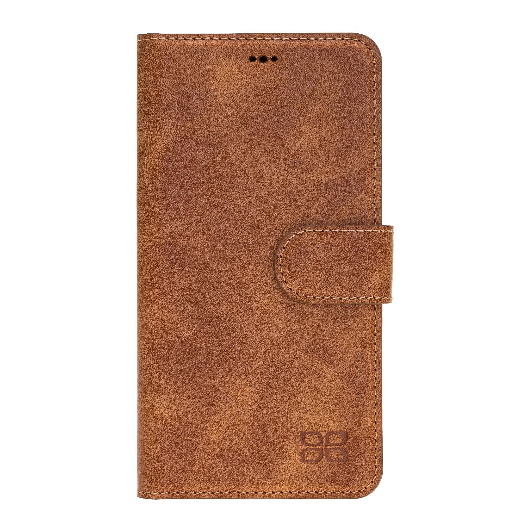 Magic iPhone 11 Series Detachable Genuine Leather Wallet Case - MW