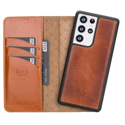 Samsung Galaxy S21 Series Detachable Leather Wallet Cases - MW