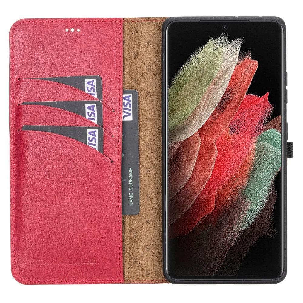 Samsung Galaxy S21 Series Detachable Leather Wallet Cases - MW