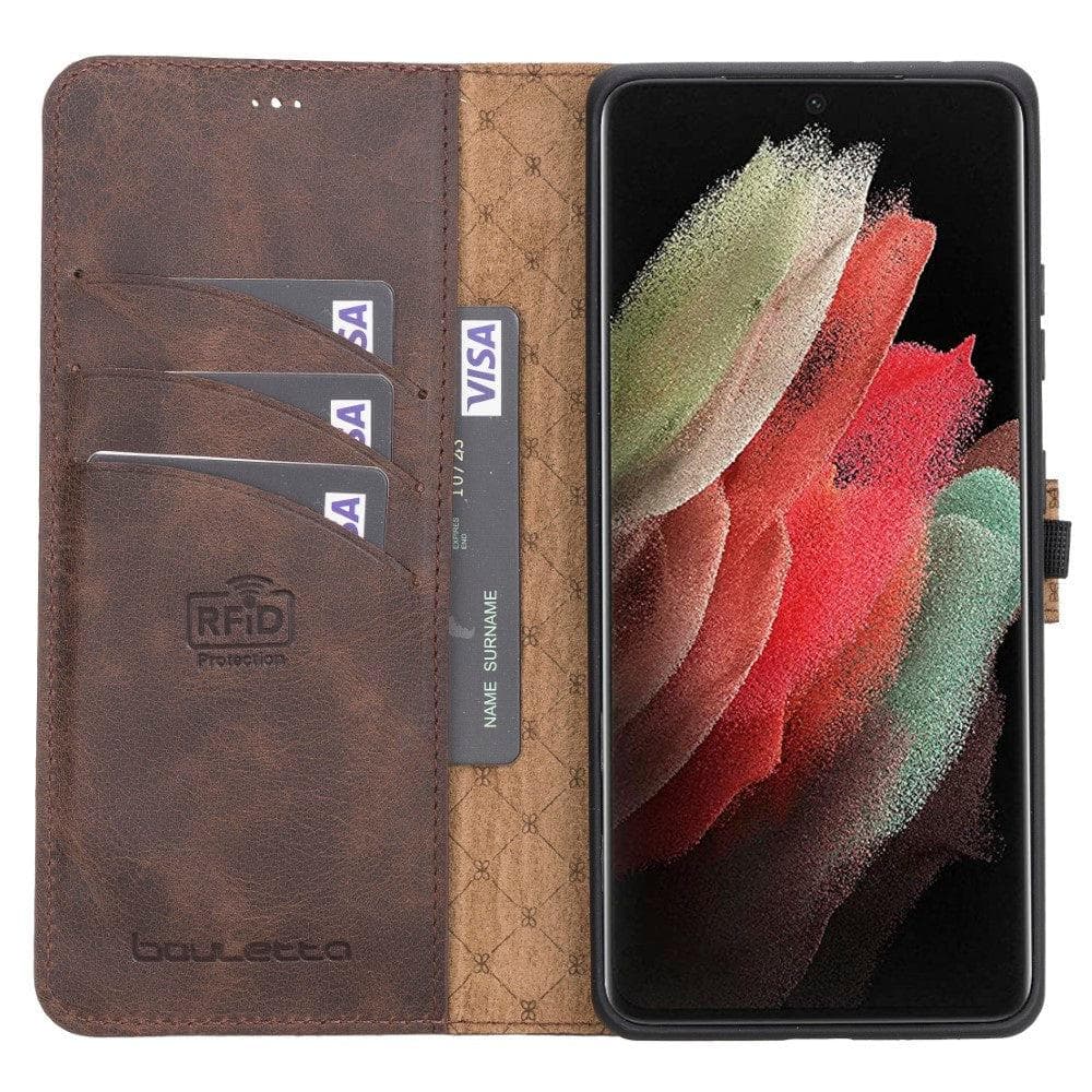 Samsung Galaxy S21 Series Detachable Leather Wallet Cases - MW