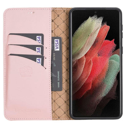 Samsung Galaxy S21 Series Detachable Leather Wallet Cases - MW