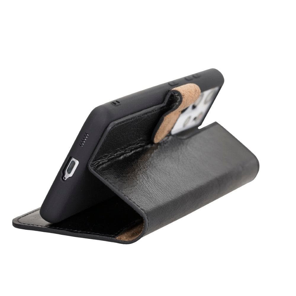 Wallet Case Samsung Galaxy S21 Series Non-Detachable Genuine Leather Wallet Case - WC