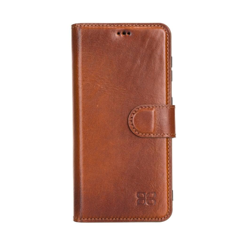 Wallet Case Samsung Galaxy S21 Series Non-Detachable Genuine Leather Wallet Case - WC