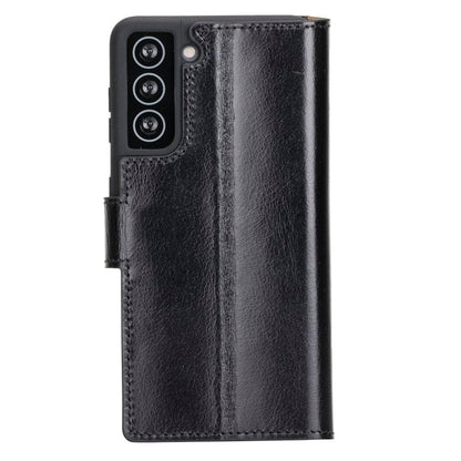 Wallet Case Samsung Galaxy S21 Series Non-Detachable Genuine Leather Wallet Case - WC