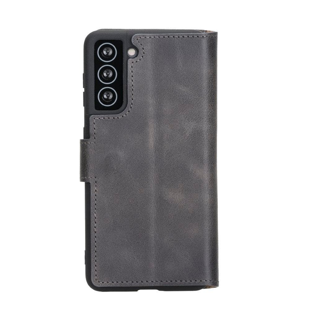 Wallet Case Samsung Galaxy S21 Series Non-Detachable Genuine Leather Wallet Case - WC