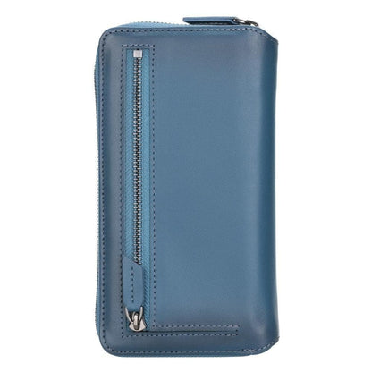 Pouch Magic Wallet iPhone 12 Series Detachable and Zipper Genuine Leather Wallet Case - PMW