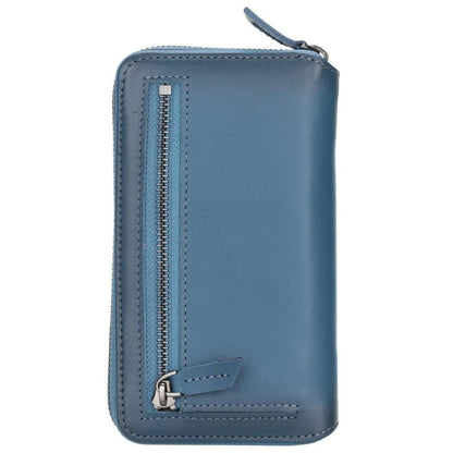 Pouch Magic Wallet iPhone 12 Series Detachable and Zipper Genuine Leather Wallet Case - PMW