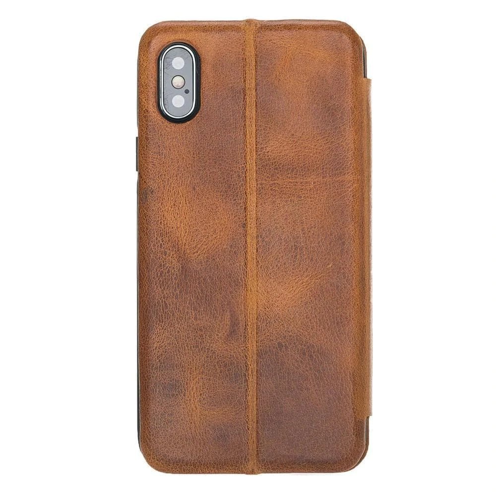 Slim Fit Book Leather Wallet Case for Apple iPhone X Series