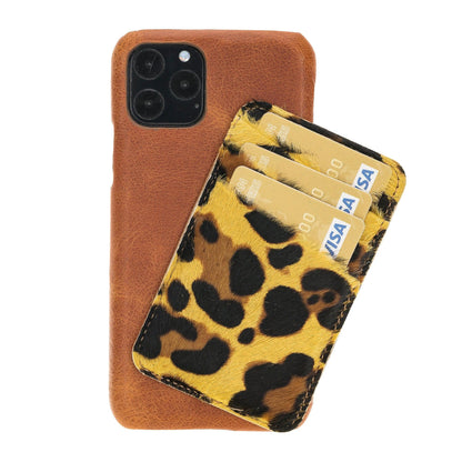 Ultimate Jacket  iPhone 11 Series Genuine Leather Case with Detachable Card Holder / UJ DE