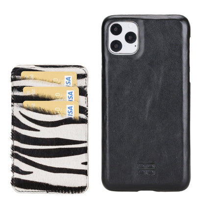 Ultimate Jacket  iPhone 11 Series Genuine Leather Case with Detachable Card Holder / UJ DE