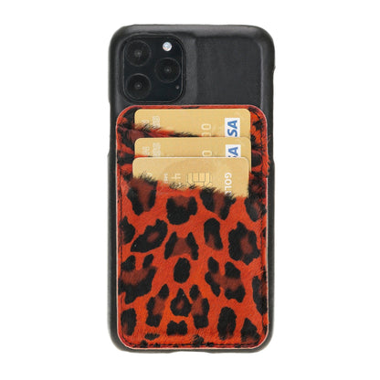 Ultimate Jacket  iPhone 11 Series Genuine Leather Case with Detachable Card Holder / UJ DE