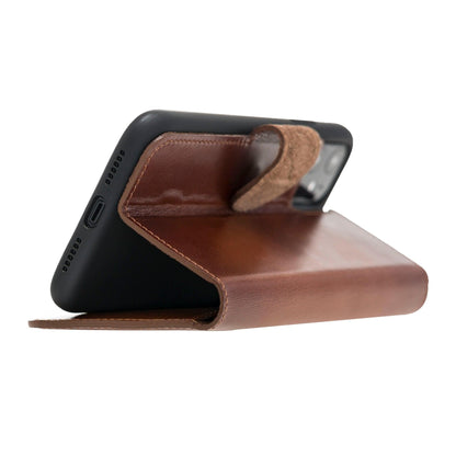 Wallet Folio with ID Slot Leather Wallet Case For Apple iPhone 11 Series