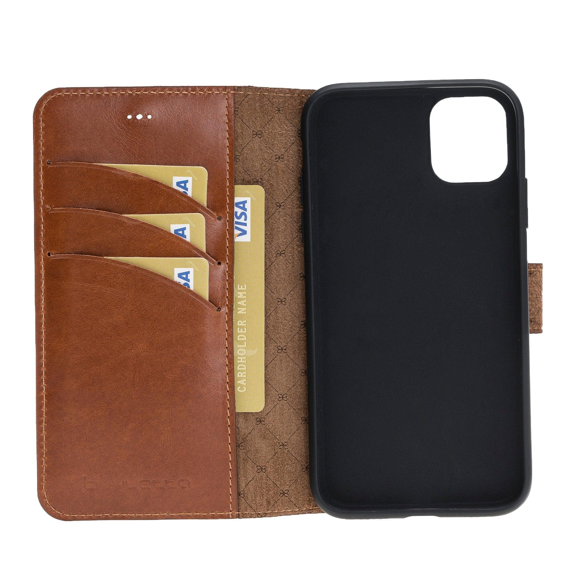 Wallet Folio with ID Slot Leather Wallet Case For Apple iPhone 11 Series