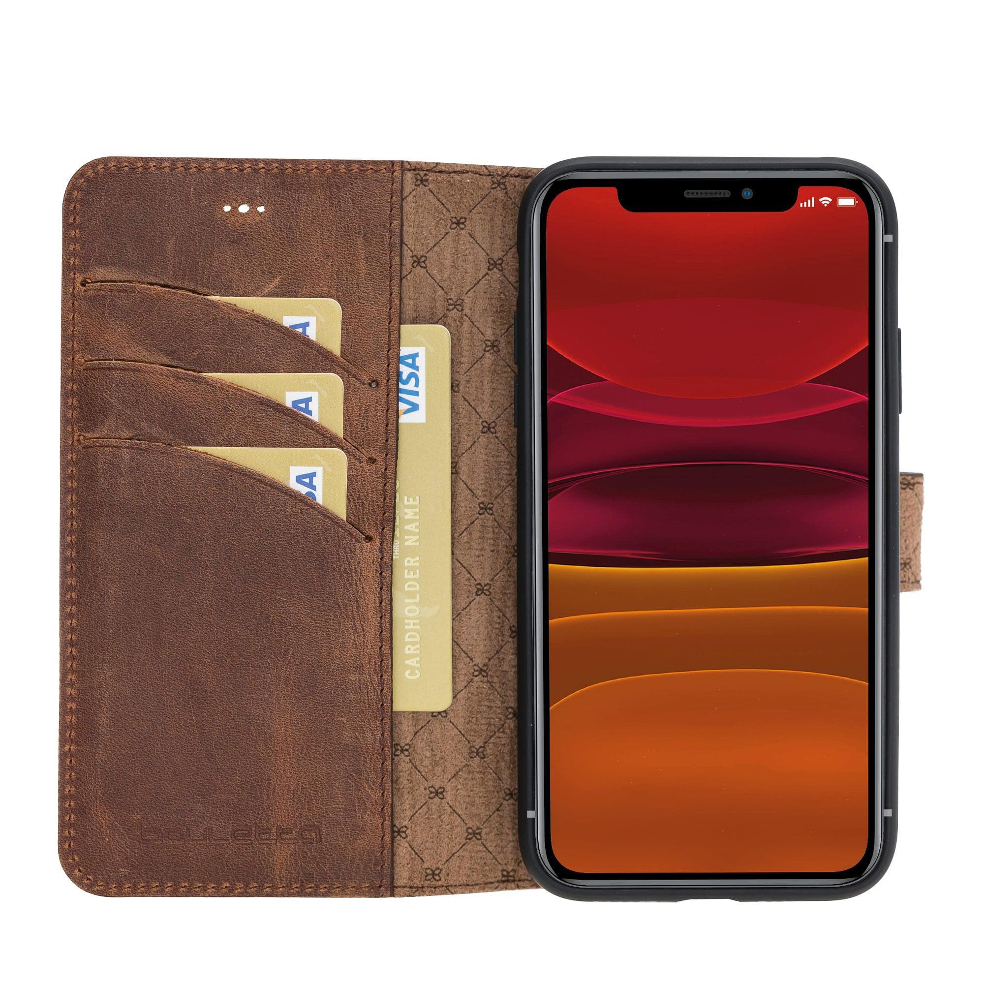 Wallet Folio with ID Slot Leather Wallet Case For Apple iPhone 11 Series