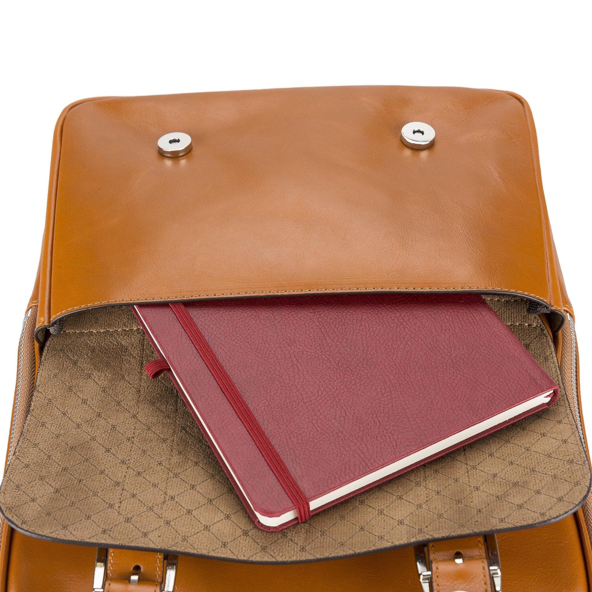 Leather Laptop & MacBook Backpack for Work & Travel