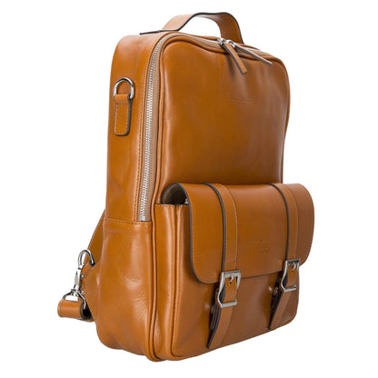 Leather Laptop & MacBook Backpack for Work & Travel