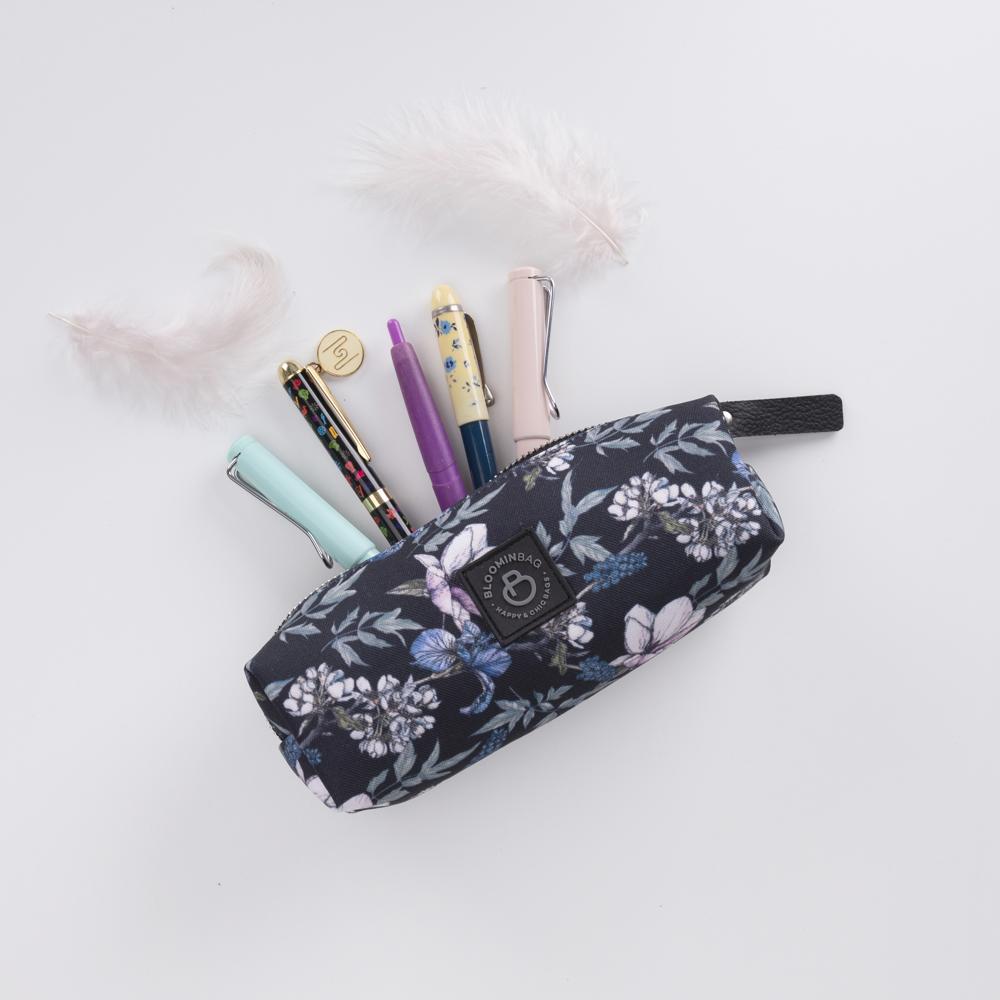 Black Cherries Makeup Bag / Pencil Case