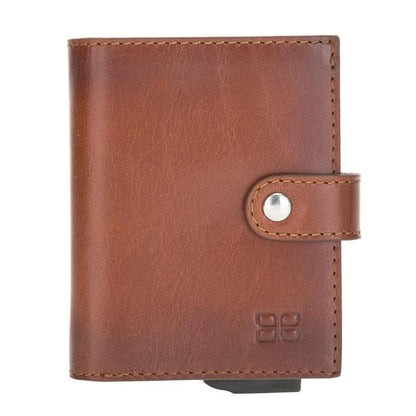 Palermo Zip Mechanical Genuine Leather Card Holder