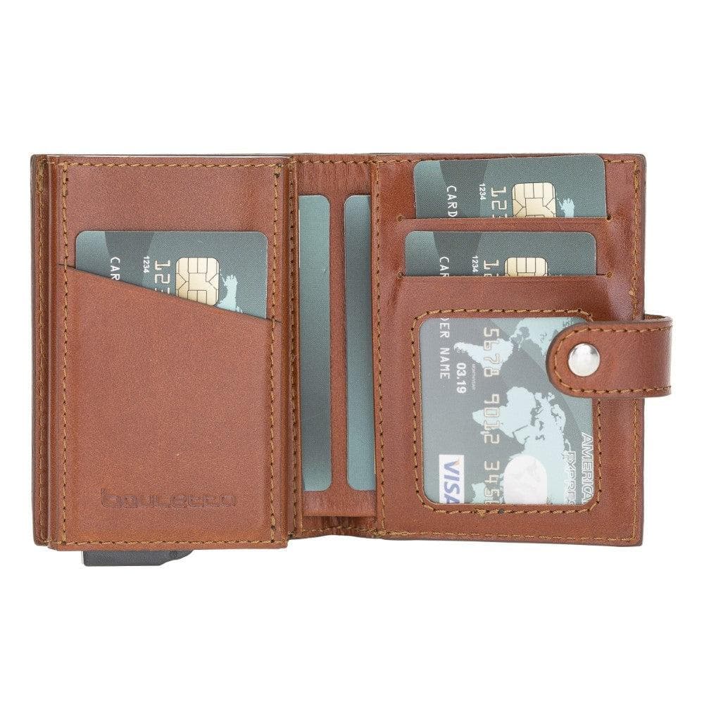 Palermo Zip Mechanical Genuine Leather Card Holder