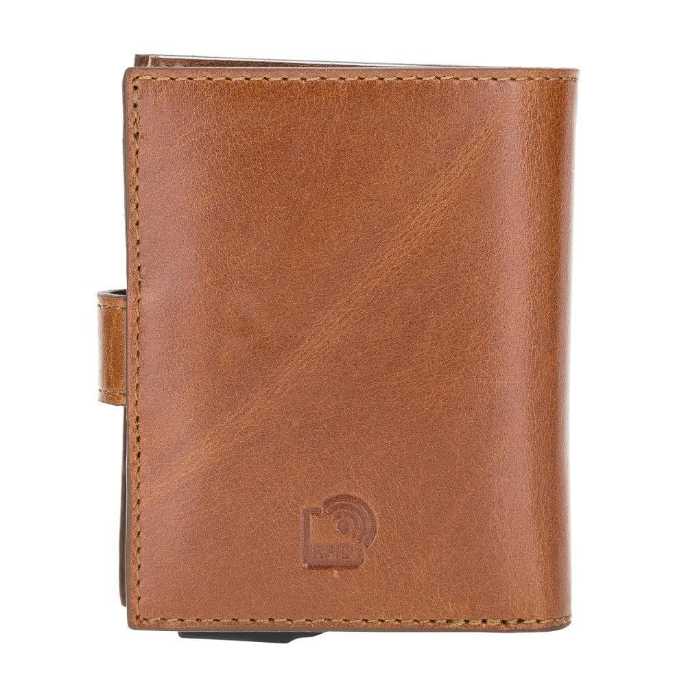 Palermo Zip Mechanical Genuine Leather Card Holder