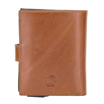 Palermo Zip Mechanical Genuine Leather Card Holder