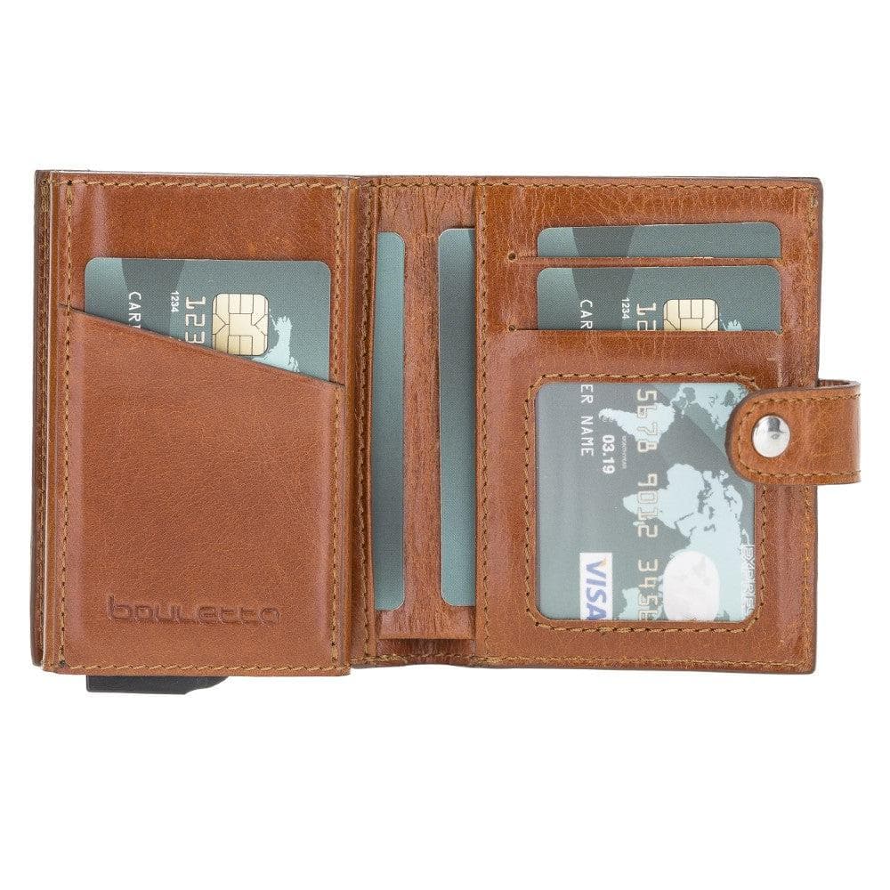 Palermo Zip Mechanical Genuine Leather Card Holder