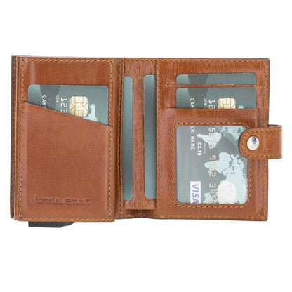 Palermo Zip Mechanical Genuine Leather Card Holder