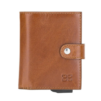 Palermo Zip Mechanical Genuine Leather Card Holder