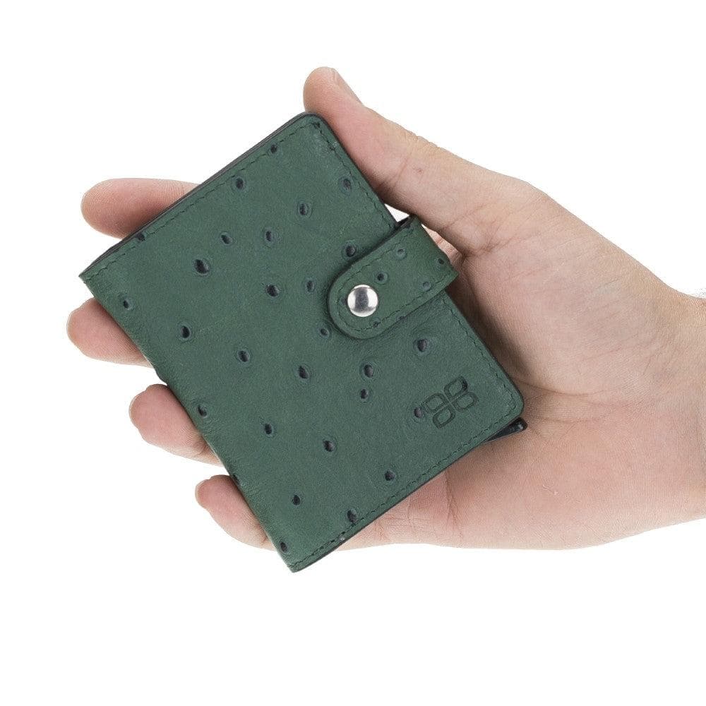 Palermo Zip Mechanical Genuine Leather Card Holder