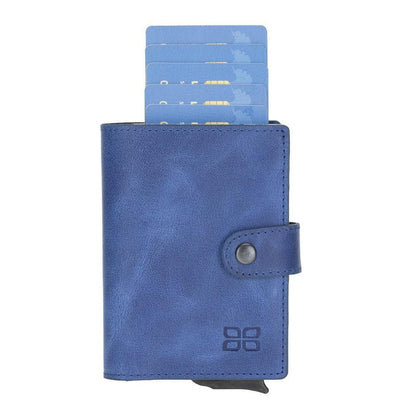 Palermo Zip Mechanical Genuine Leather Card Holder