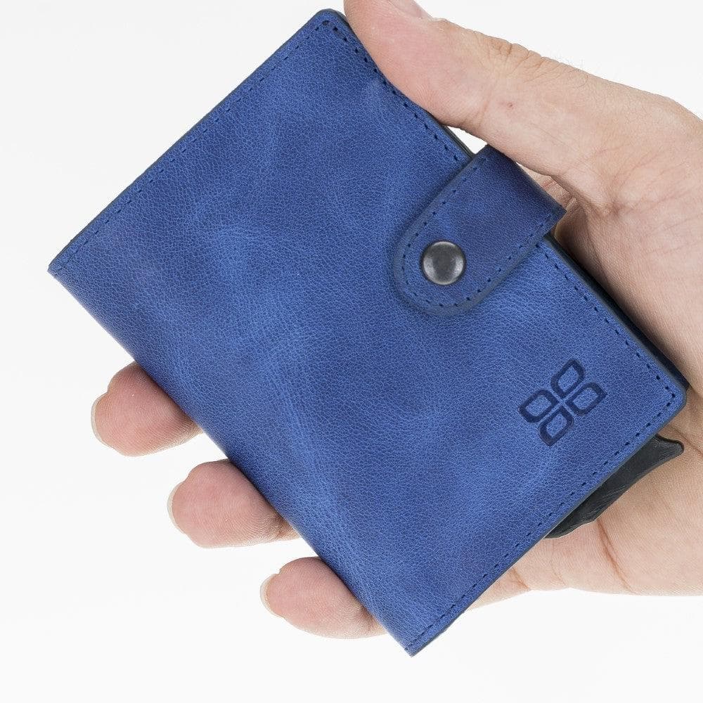 Palermo Zip Mechanical Genuine Leather Card Holder