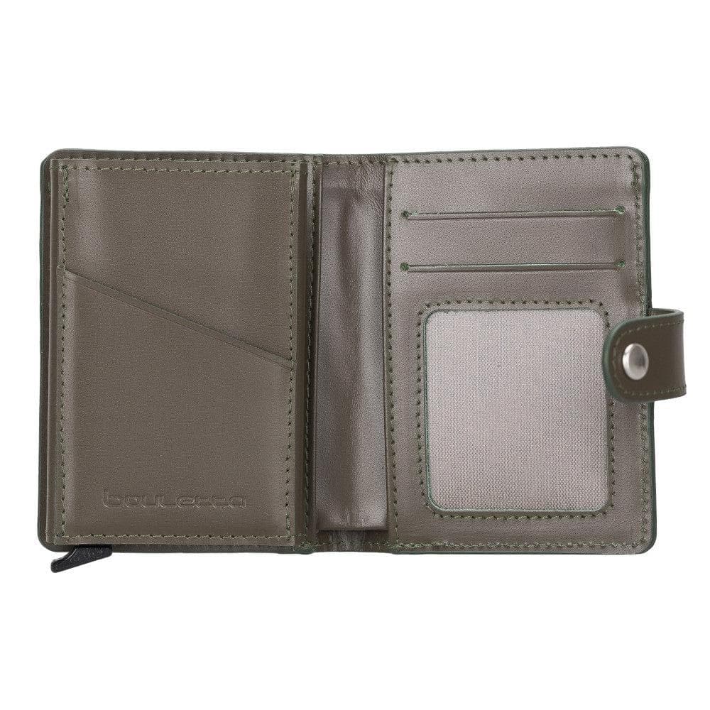 Palermo Zip Mechanical Genuine Leather Card Holder