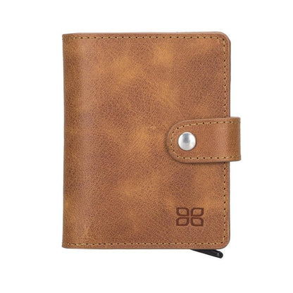 Palermo Zip Mechanical Genuine Leather Card Holder